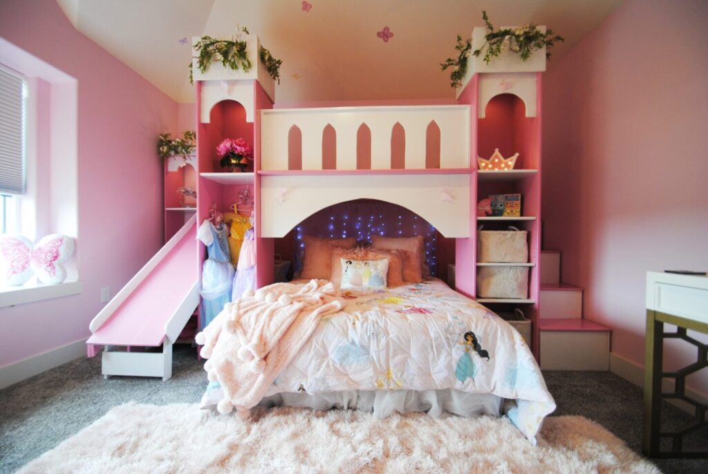 Painted Castle Bed