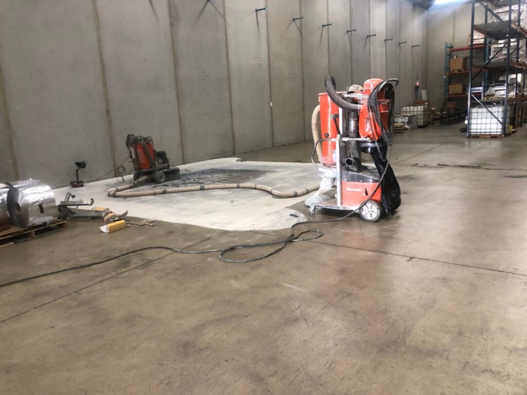Lakeside Painting concrete floor polishing project in Milwaukee, WI
